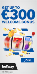 Betway Casino ireland euro 300 welcome bonus