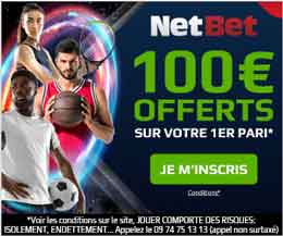 Netbet France Euro 100 free bet